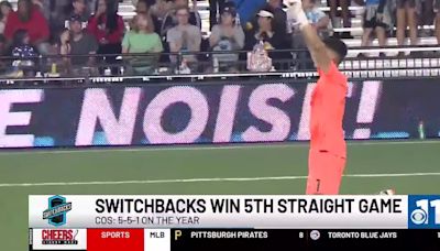 Colorado Springs Switchbacks wins their 5th game in a row after beating the Oakland Roots 1-0