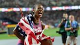 Sha'Carri Richardson captures 1st world title with victory in stacked 100M race