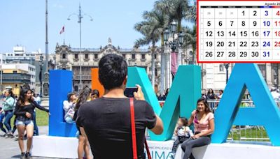 ¿Feriado largo del 3 al 6 de agosto? Revisa lo que dice El Peruano sobre los días no laborables y libres