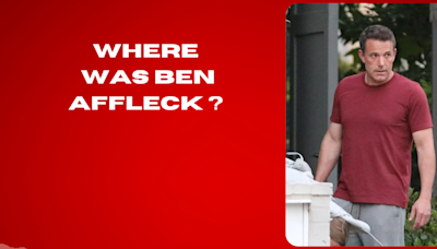 Where was Ben Affleck during J.Lo's birthday bash?