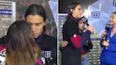 El marcaje del año en la Serie A: la cara de la reportera por la actitud de la novia del jugador - MarcaTV