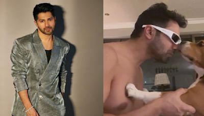 Varun Dhawan's video of jamming session with his furry friend Joey is every pet parent ever; WATCH