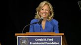 Jill Biden attends First Ladies Luncheon in Grand Rapids