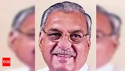 Former Chief Minister Bhupinder Singh Hooda Criticizes BJP's Collection Policy | Chandigarh News - Times of India