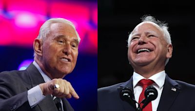 Former Trump Campaign Advisor Roger Stone Calls VP Candidate Tim Walz an Anti-Gay Slur