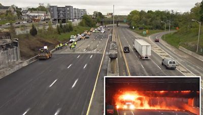 I-95 in Norwalk reopens just in time for Monday commute after massive blaze torched overpass