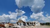 Old WAKA TV building on Eastern Boulevard in Montgomery being torn down - WAKA 8