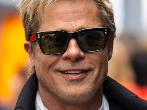 Brad Pitt is ageing in reverse as he reveals spiky new hairdo for F1 film