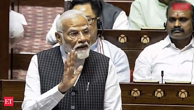 Modi breaks silence on Manipur, assures youth on paper leaks in Rajya Sabha speech - The Economic Times