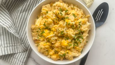 Slow Cooker Keto Cauliflower "Mac" And Cheese Recipe