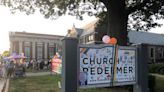 Dozens rally at Morristown church after sign promoting equality is damaged