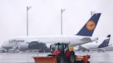 El aeropuerto de Fráncfort paraliza provisionalmente su actividad por el fuerte temporal en Alemania