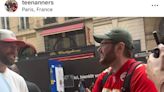 Travis Kelce shares story of meeting a Chiefs fan while shopping in Paris