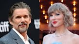 Ethan Hawke says he had to keep his cameo in Taylor Swift's 'Fortnight' music video a secret from his teen daughters