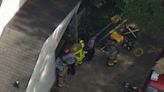 Porch collapse at Cary home trapped 1 person