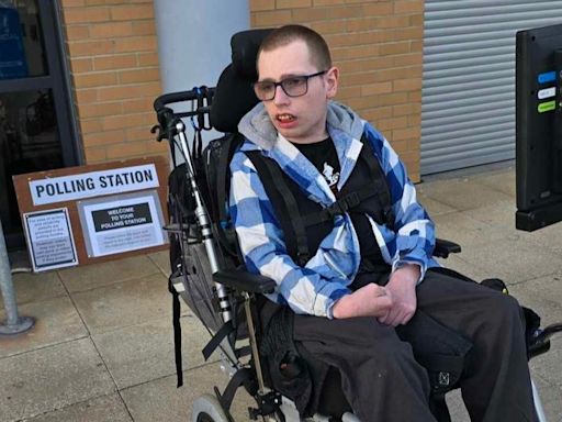 'Voting gives me a voice': Hull man who can't talk or walk on the importance of making your choice