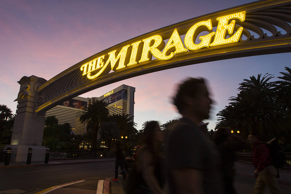 LETTER: Closing of The Mirage tugs at the heart