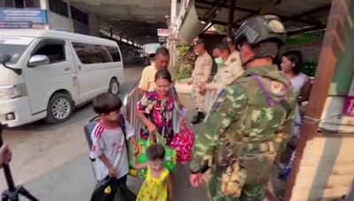 緬甸內戰戰火燒KK園區！克倫族逼退政府軍 每天4千人逃難泰國