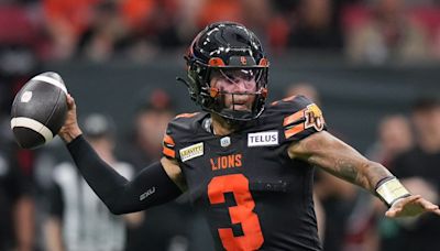 B.C. Lions QB Vernon Adams Jr. named CFL’s top offensive player for June