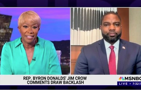 Joy Reid Confronts Byron Donalds Over ‘Jim Crow’ Comment