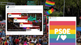 El PSOE incorpora la bandera LGTBI a su perfil de X (Twitter)