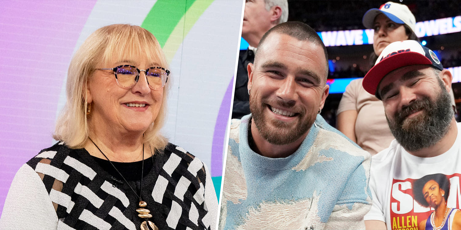 Travis and Jason Kelce say mom Donna ‘might as well host’ TODAY after her recent appearance