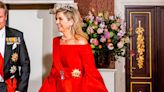 El fabuloso look de gala de Máxima: un vestido con curioso nombre y tiara con historia