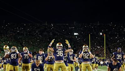 Just one night game at Notre Dame Stadium in '24, and a streaming surprise