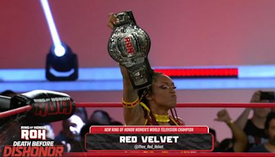 Red Velvet Wins ROH Women's TV Championship At Death Before Dishonor