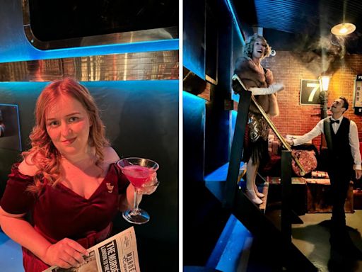 The London murder mystery immersive dining experience where you dine on a train