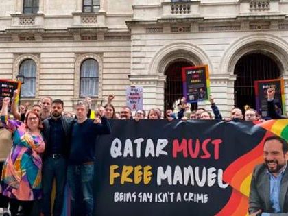 Protesta en Londres por la liberación de un mexicano perseguido en Qatar