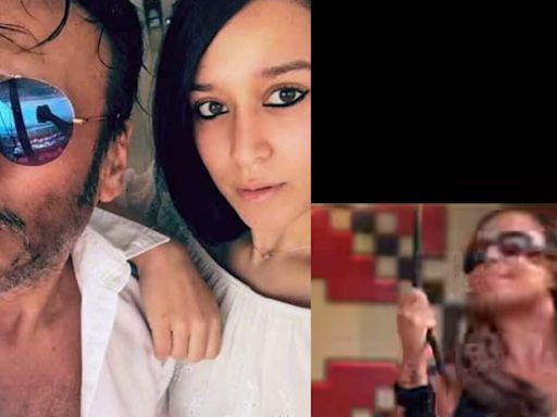 Jackie Shroff says 'tension nahi leneka bhidu' to daughter Krishna as she performs stunts with snakes, watch video