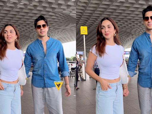 Sidharth Malhotra, Kiara Advani Hold Hands, Flash Million Dollar Smiles As They Get Spotted At Airport; Watch - News18