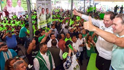 Velasco Coello respalda candidatos del PVEM en Ecatepec