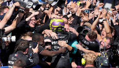 Lewis Hamilton makes F1 history with British Grand Prix victory – as it happened