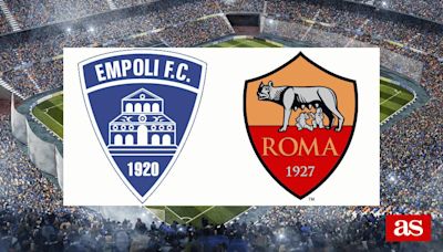 Empoli vs Roma: estadísticas previas y datos en directo | Serie A 2023/2024