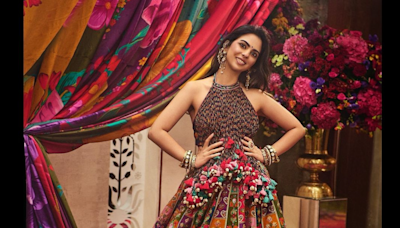 Isha Ambani Opts For Multi-Coloured Printed Lehenga For Brother Anant Ambani's Haldi Ceremony