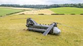 Chinook helicopter left stranded in field for days after tech issues
