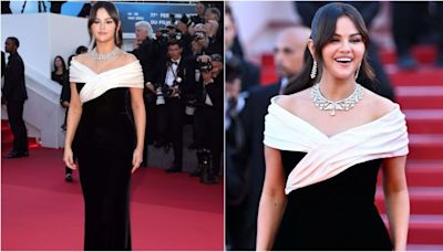 Cannes 2024: Selena Gomez stole the spotlight with her stunning red carpet look in black and white Saint Laurent gown