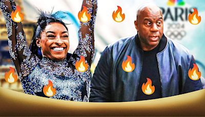 Simone Biles' Olympics Gold Has Magic Johnson Reminiscing On 'Amazing' 2017 Meeting