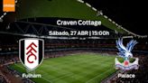 Previa de la Premier League: Fulham vs Crystal Palace