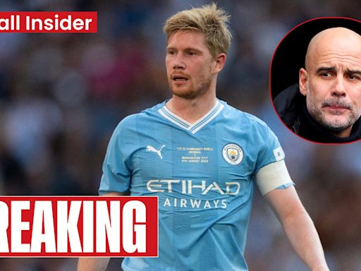 Kevin de Bruyne set for face-to-face Man City talks - sources