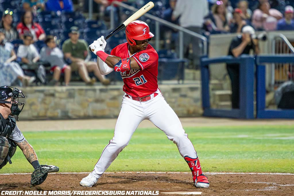 Green searching for more contact while trying to keep up with Nats' top outfield prospects