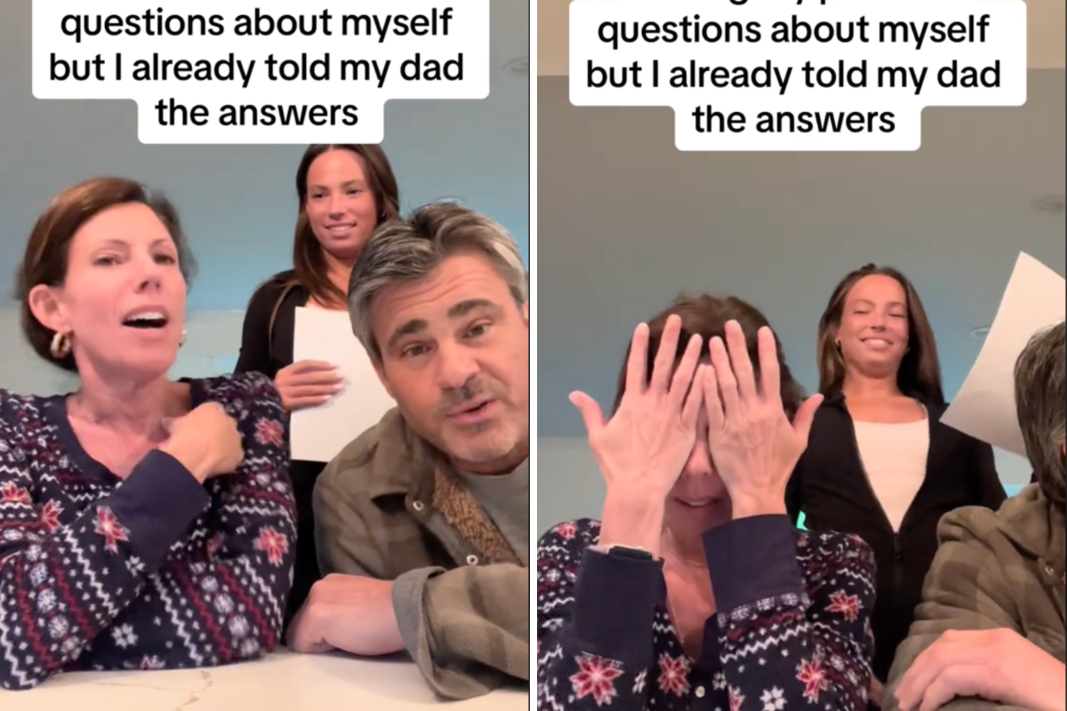 Daughter quizzes mom and dad who knows her best—but there's a twist