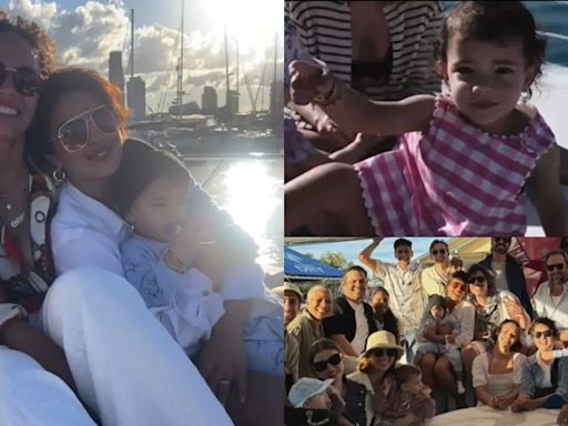 Malti Marie makes the most of mom Priyanka Chopra's yacht party for 'The Bluff' team as they gear up for 3-month shooting schedule - Watch - Times of India