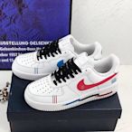 Nike Air Force 1'07 耐克美食主題定制 手繪噴繪 涂鴉 線條 童趣