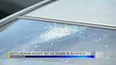 Hail damage in Marshfield keeping auto shops busy