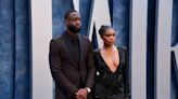 Gabrielle Union Serves Sleek Glamour in Plunging Dress & Heels at Vanity Fair Oscar Party 2023 With Dwyane Wade