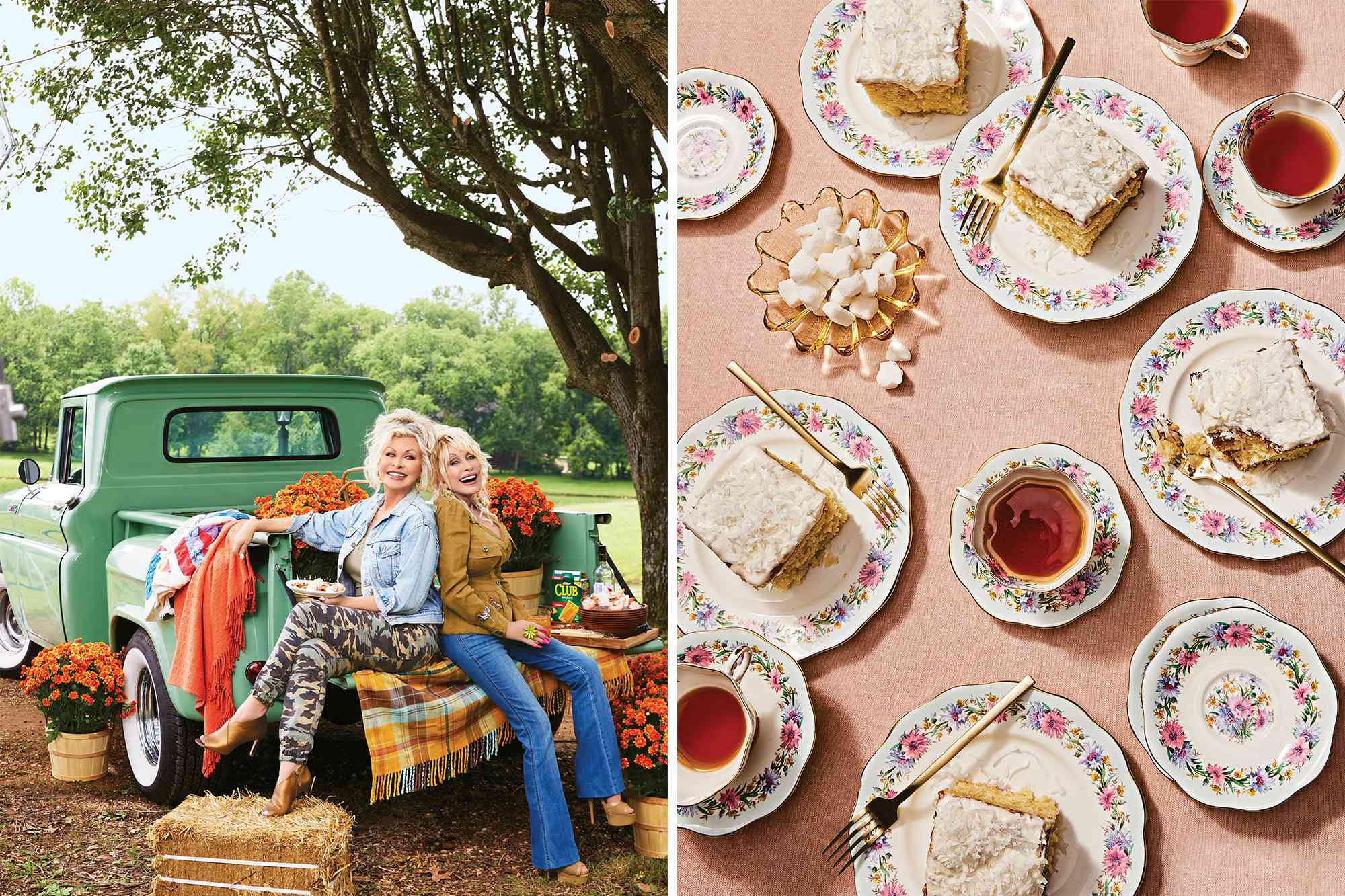 Dolly Parton and Her Sister Talk About Their New Cookbook, Favorite Room Service Orders, and More