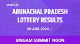 Arunachal Pradesh Lottery Singam Summit Noon Winners August 6 - Check Results